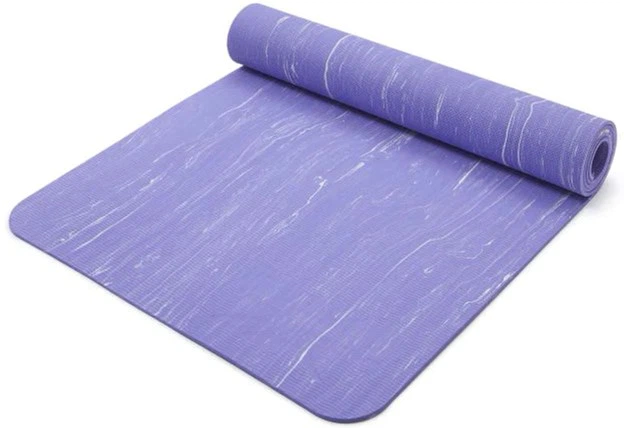 Коврик для йоги Reebok Camo Yoga Mat RAYG-11045PL Уни 176 x 61 x 0.5 см Фиолетовый (885652020886) - изображение 3