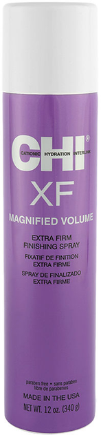 Extra mocny lakier do włosów CHI Extra Firm Finishing Spray Magnified Volume 340 g (633911699898) - obraz 1