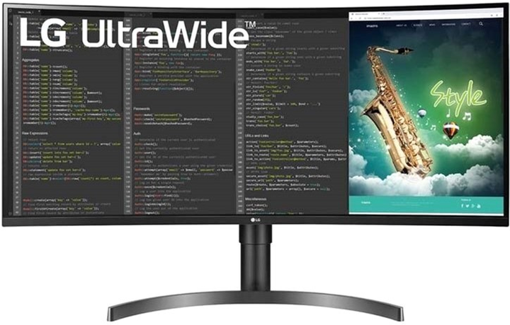 Монитор 35" LG UltraWide 35WN75C-B – фото, отзывы, характеристики в ...