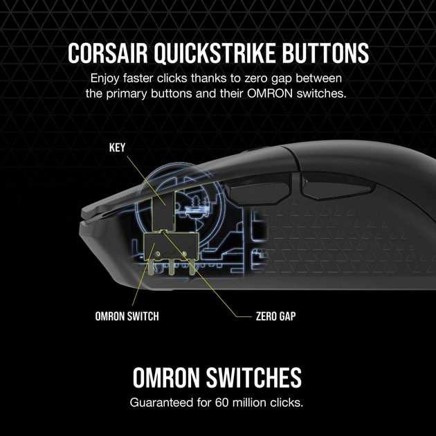 Миша Corsair Katar Elite Wireless Black (CH-931C111-EU) - зображення 12