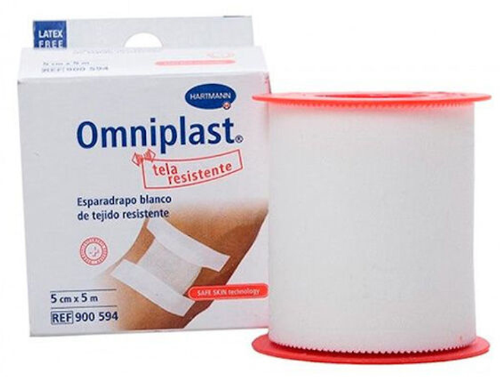 Пластир Hartmann Omniplast Adhesive Tape White 5 см x 5 м (4052199260525) - зображення 1