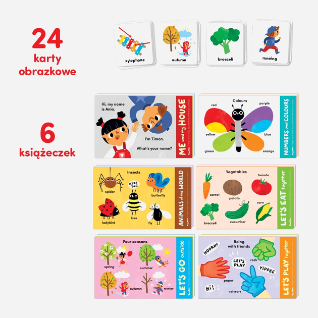 Zestaw do nauki jezyka angielskiego dla dzieci 4, 5, 6+ (2596) - obraz 3