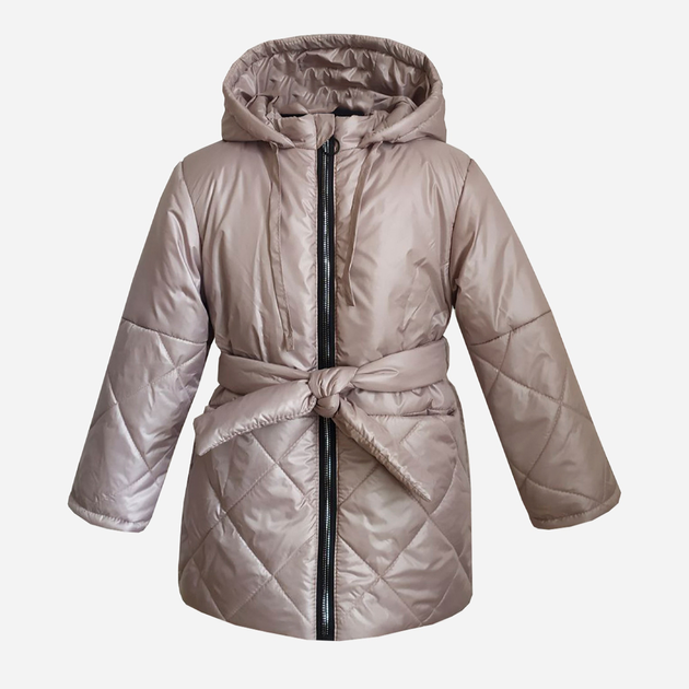 Акція на Дитяча демісезонна куртка для дівчинки Одягайко 22861 116 см Пудрова від Rozetka