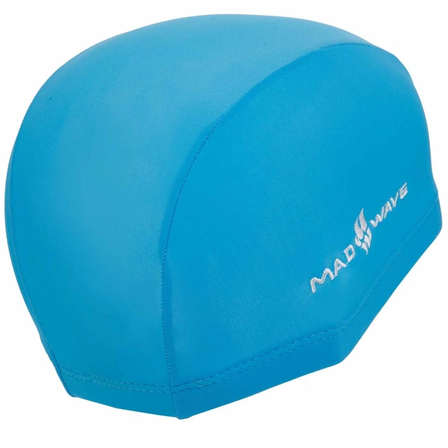 Шапочка для плавания детская текстильная Mad Swim Lycra Junior Action 052001 Light Blue - Фото 5 Шапочка для плавания детская текстильная Mad Swim Lycra Junior Action 052001 Light Blue - изображение 5