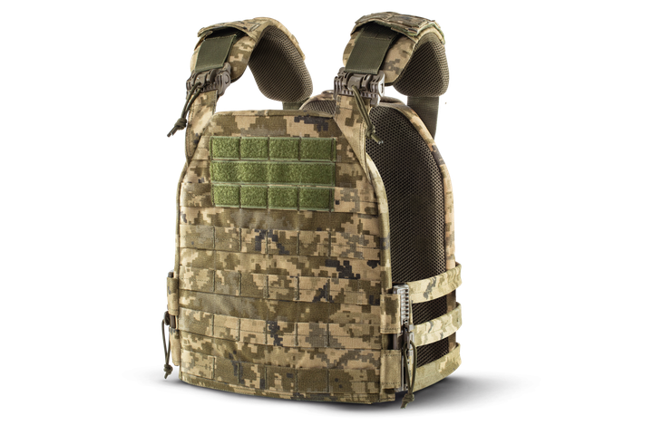 Плитоноска / тактичний жилет Plate Carrier U-WIN Light зі швидким скиданням 250х300 Nylon 6.6 1000 Піксель ММ14 - зображення 1