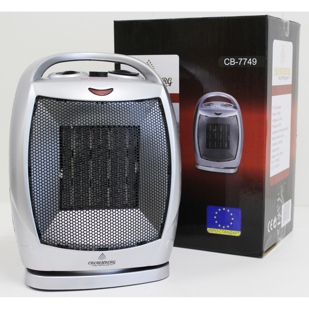 Тепловентилятор керамічний обігрівач Crownberg CB 7749 - изображение 3