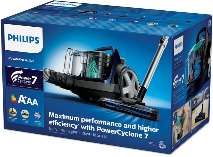 Odkurzacz bezworkowy Philips Series 5000 FC9556/09 - obraz 10