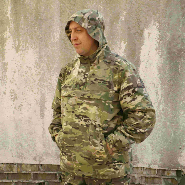 Анорак Мультикам. Тактична куртка на флісі камуфляжна розмір 58 RAPTOR TAC (918) - зображення 1