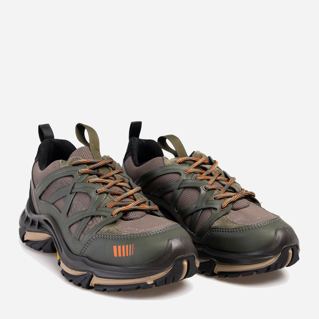 Buty trekkingowe męskie Napapijri Man Suede/Nylon Trail Running NA4DYZCO-GF2 45 Khaki (193395454135) - obraz 3