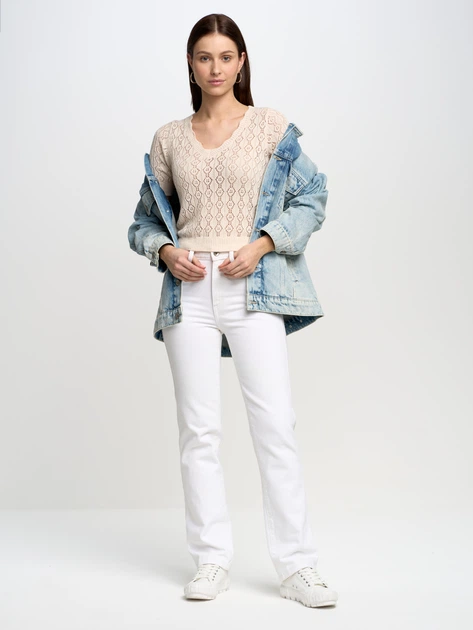 Джинси Regular fit жіночі Big Star WINONA-101 W25 L30 Білі (5900714627638) - зображення 2