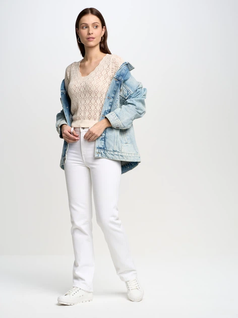 Джинси Regular fit жіночі Big Star WINONA-101 W25 L30 Білі (5900714627638) - зображення 5