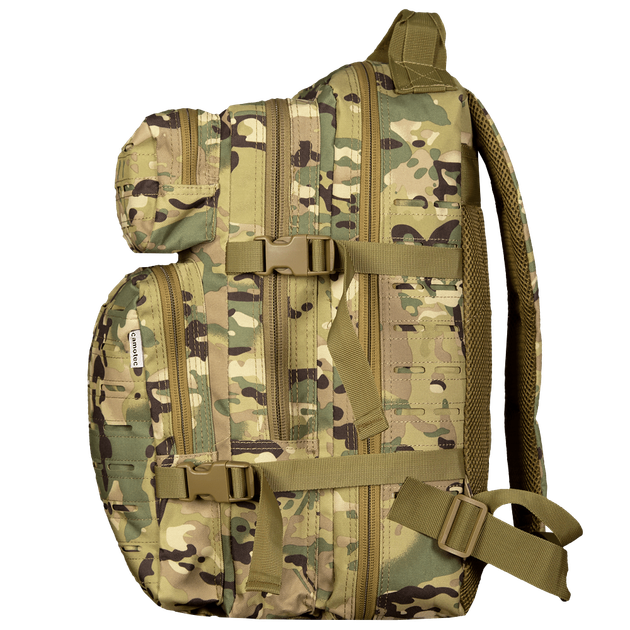 CamoTec рюкзак Rapid LC Multicam, армейский рюкзак 25л, военный рюкзак мультикам, рюкзак 25л мультикам - изображение 2