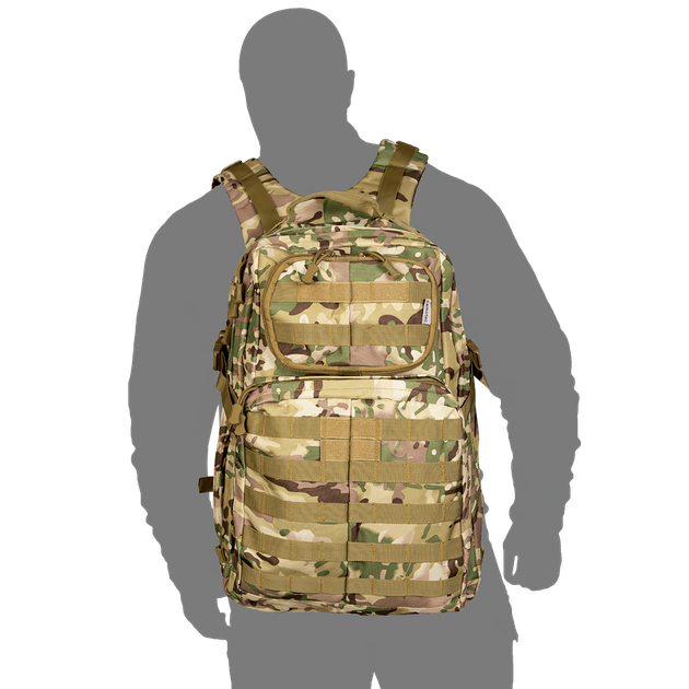 CamoTec рюкзак тактический DASH Multicam, тактический рюкзак, армейский рюкзак, походной рюкзак мультикам 40л - изображение 2