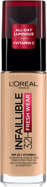 Podkład L'Oreal Paris Infaillible 32H Fresh Wear Foundation 120 Golden Vanilla 30 ml (360052361445) - obraz 1