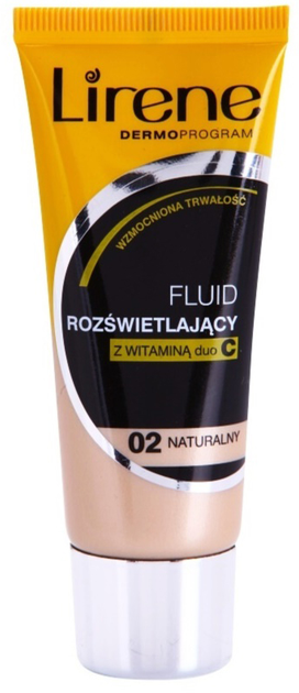 Podkład Lirene Brightening Fluid with Vitamin C 02 Natural 30 ml (5900717069022) - obraz 1