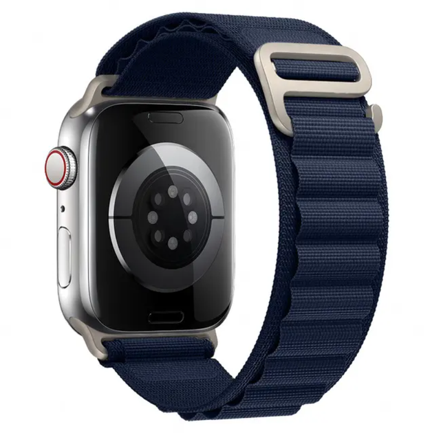 Нейлоновый ремешок Fruct Alpine Loop for Apple Watch 42/44/45/46/49 mm Navy - изображение 2