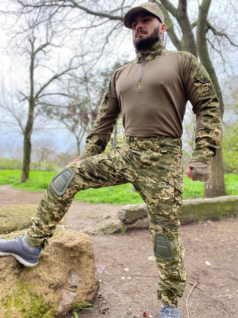 Військова тактична форма Піксель з наколінниками, тактичний та військовий одяг, військова форма Pixel виробництва Україна 48 - зображення 1
