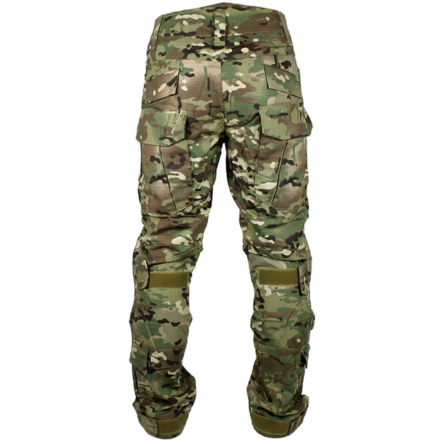 Штани Тактичні з Наколінниками Літо 12 кишень ClefersTac G2 Мультикам ріп-стоп літні - Камуфляжні Військові Армійські штани Розмір: XL (50230861) - зображення 2