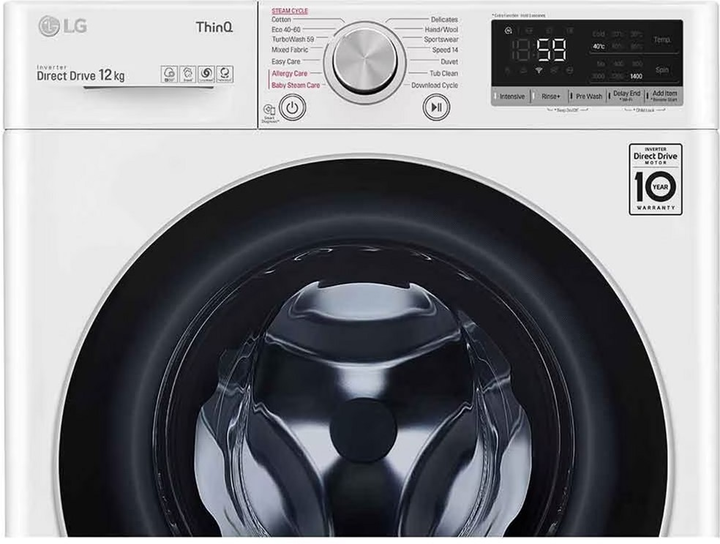 Пральна машина повногабаритна LG series 500 ThinQ F4WV512S1E - зображення 3
