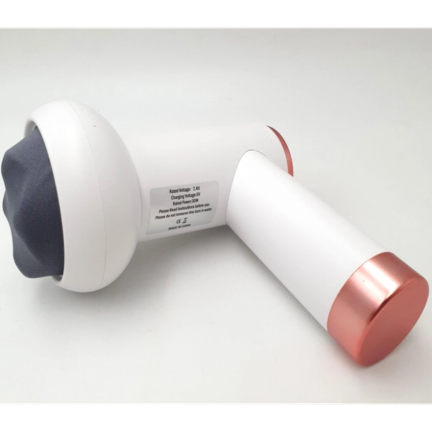 Массажер антицеллюлитный аккумуляторный для тела рук и ног Deep Rolling Massager 4 насадки 6 скоростей 1800-3200 об/мин Белый - изображение 4