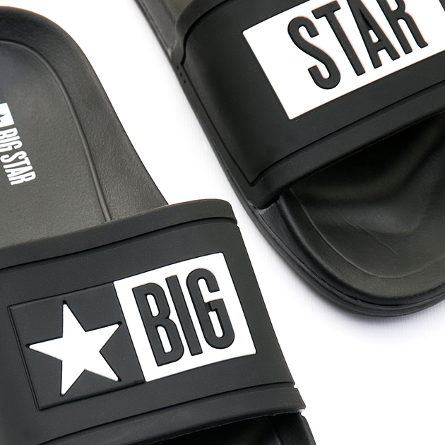 Чоловічі шльопанці для пляжу Big Star DD174699-906 46 Чорні (5900714207861) - зображення 4