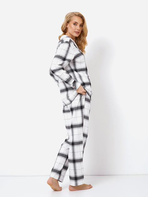 Піжама (сорочка + штани) Aruelle Catalina pajama long XL Біла (5905616143088) - зображення 2