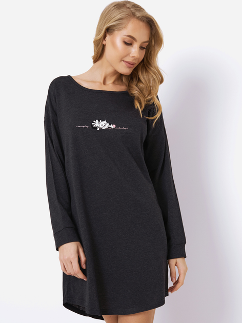 Koszula nocna Aruelle Dionella nightdress XL Czarna (5905616141589) - obraz 3