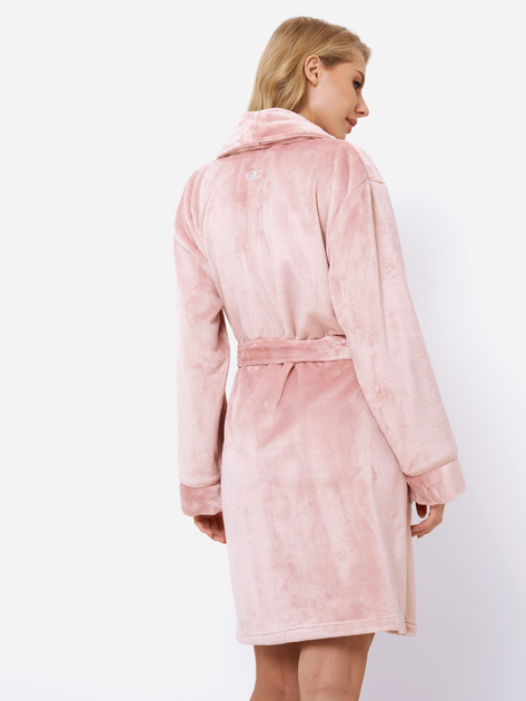 Szlafrok Aruelle Eva bathrobe L Różowy (5904541439853) - obraz 2