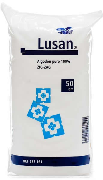Вата Hartmann Lusan Pure Coton 50 г (8410558001244) - зображення 1