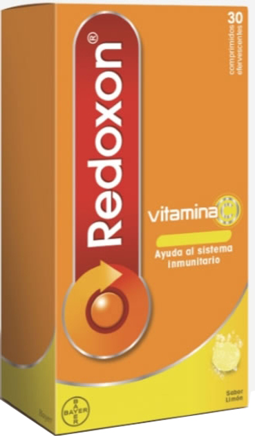Tabletki Redoxon Vitamina C Effervescent Lemon 30 tabletek (8470001593252) - obraz 1