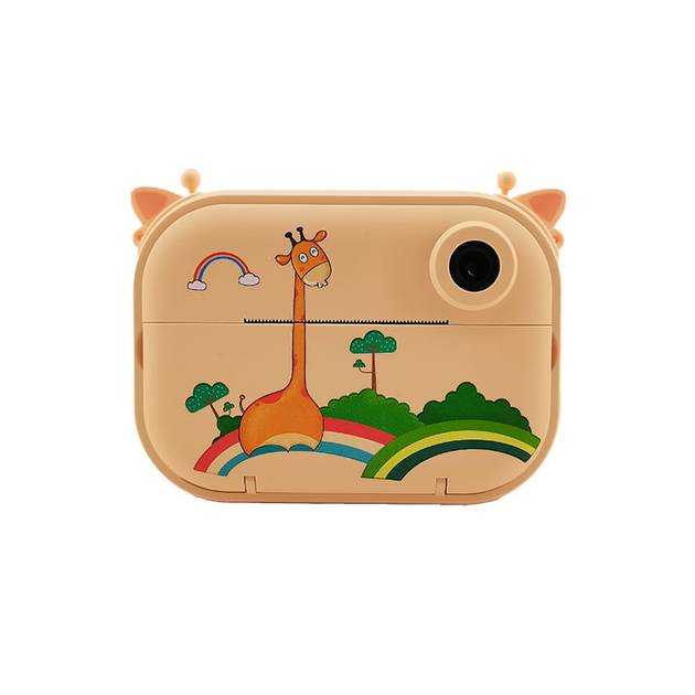 Детский фотоаппарат мгновенной печати TOY G3 Pro Жираф Giraffe с Wifi Желтый - изображение 4