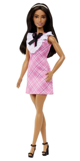 Кукла Barbie "Модница" в розовом платье с жабо (HJT06) - изображение 2