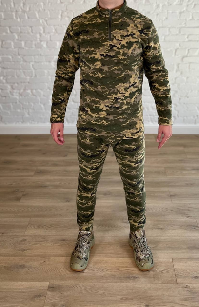 Військово-тактичний костюм пуловер + штани осінній Піксель XXXL - зображення 1