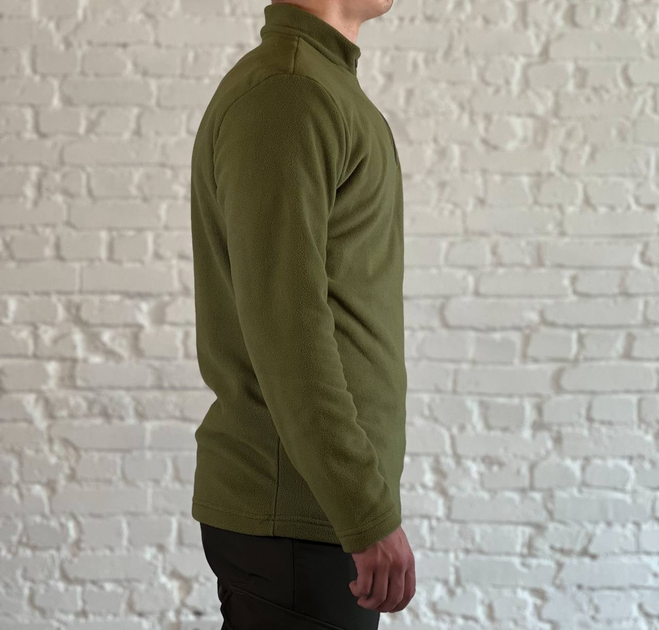 Військовий пуловер на флісі Олива M - зображення 2