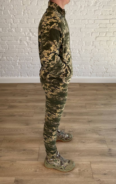 Военно-тактический костюм для ВСУ, НГУ осенний на флисе Пиксель L - изображение 2
