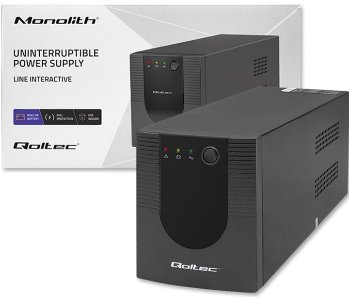 UPS Qoltec Monolith 2000VA 1200W (5901878537771) - obraz 5