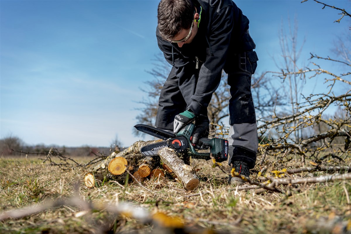 Аккумуляторная пила по дереву Metabo MS 18 LTX 15 18V 1x2Ah Li-Power + ЗУ SC 36 + Сумка для инструмента (600856500) - изображение 5