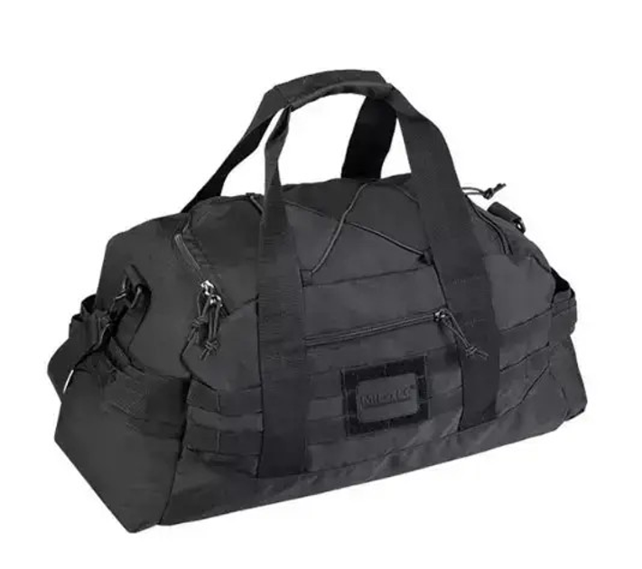 Тактична сумка 25л Mil-Tec Combat Parachute Cargo Small Black 13828002 - зображення 1