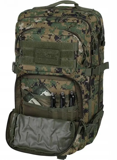 Тактичний рюкзак 36л Mil-Tec Assault Pack Digital Woodland 14002271 - зображення 2