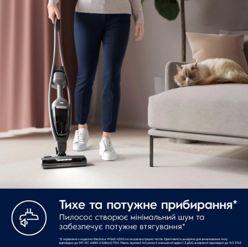 Аккумуляторный пылесос Electrolux ES62CB25UG - Фото 7 Аккумуляторный пылесос Electrolux ES62CB25UG - изображение 7