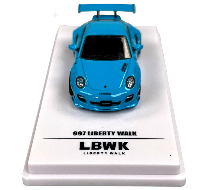 Модель автомобіля Porsche 911 (997) Liberty Walk Blue by INNO64
