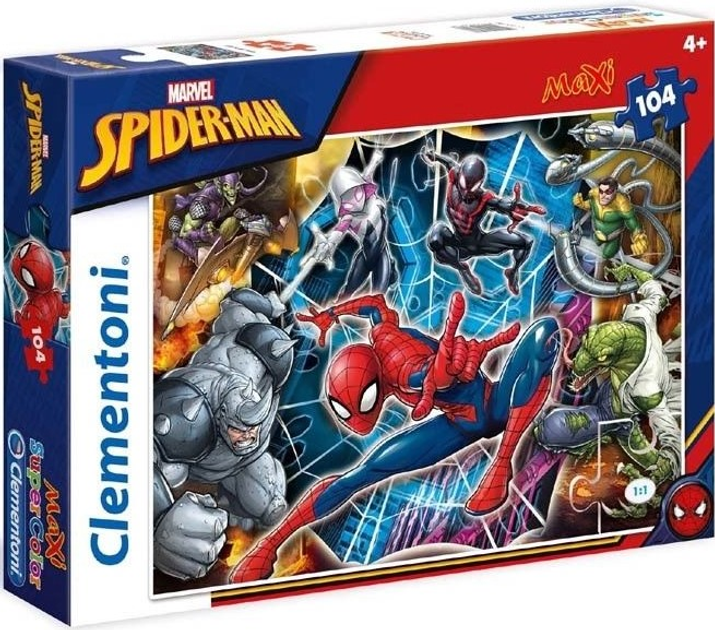 Puzzle Clementoni Spider-Man XXL 104 elementy (8005125237166) - obraz 1