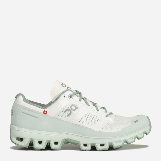 Жіночі кросівки для треккінгу On Running Cloudventure 2 2299618 40 (6.5UK) 25.5 см Білий/Зелений (7630040575911) - зображення 1