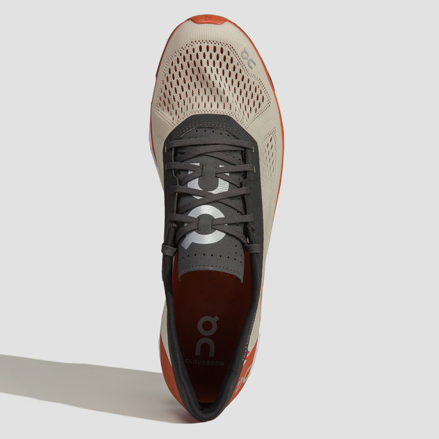 Buty do biegania męskie On Running Cloudboom 1 3799597 44.5 (10UK) 28.5 cm Beżowy/Czarny (7630040590822) - obraz 5