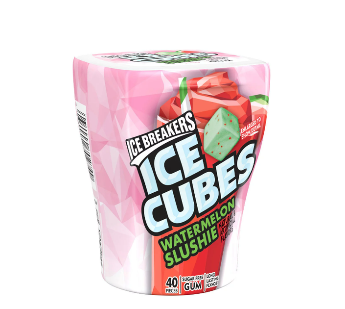 Жуйки Ice Breakers Ice Cubes Watermelon Slushie 40 шт - зображення 4