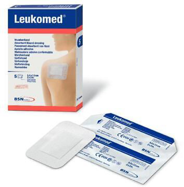 Пластир Bsn Medical Leukomed Apósito Adhesivo 10 x 30 см 5 шт (4042809205091) - зображення 1