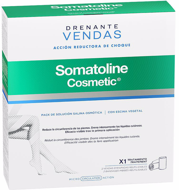 Еластичний бинт Somatoline Drainage Reducing Bandages 2 шт (8002410067637) - зображення 1