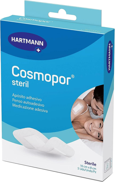 Plastry Hartmann Cosmopor Entry Adhesive Dressing 10 x 8 cm 10 szt (4052199296777) - obraz 1