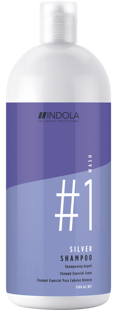 Акція на Шампунь Indola Innova Silver для Фарбованого волосся з сріблястим ефектом 1500 мл від Rozetka