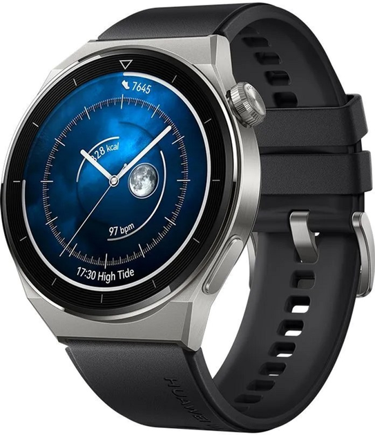 Смарт-годинник Huawei Watch GT 3 Pro 46мм Sport Black (Odin-B19S) - зображення 1